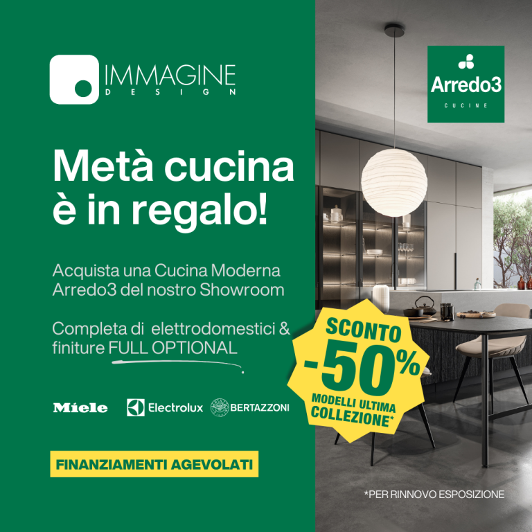 Saldi 50% Cucine di Mostra Arredo3